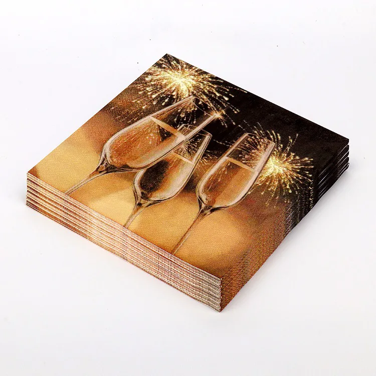 Personalized Patterned Cocktail Napkins